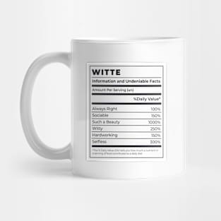 Witte Mug